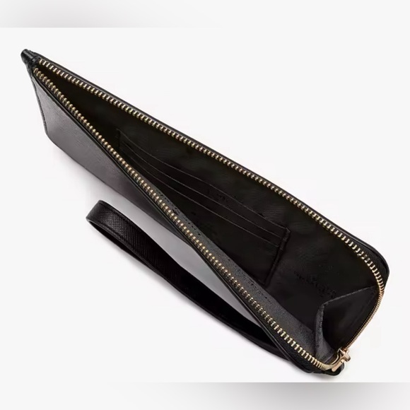 NWT Kate Spade Lucy Medium L-Zip Wristlet
Black (Non Glitter) - Picture 2 of 6